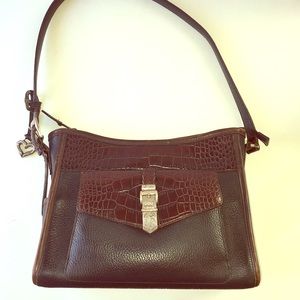 VTG BRIGHTON A 305240 LEATHER HANDBAG Frame PURSE